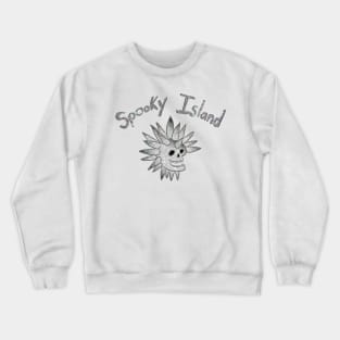 Spooky Island Skull Disco Ball Crewneck Sweatshirt